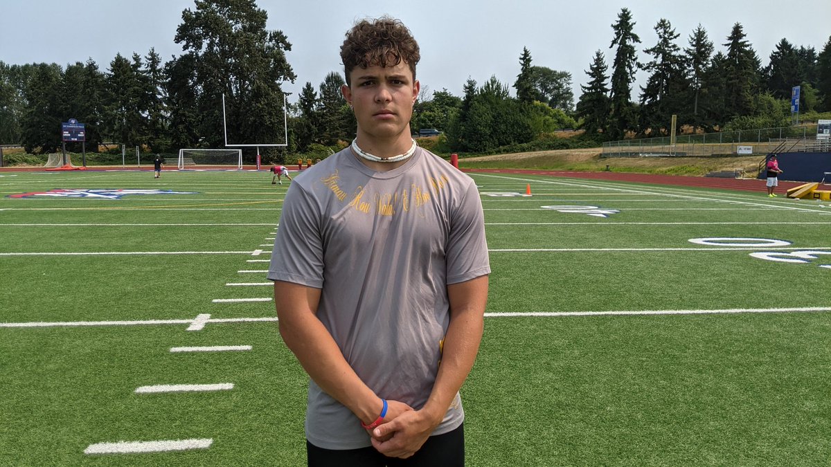 Really liked what I saw from Timberline's <a href="/kai_hughes34/">Kainoa Hughes</a>. 6-2, 210, really nice all around athlete In the 2022 recruiting class. Might project higher on defense, but he's also capable of being a weapon on offense.