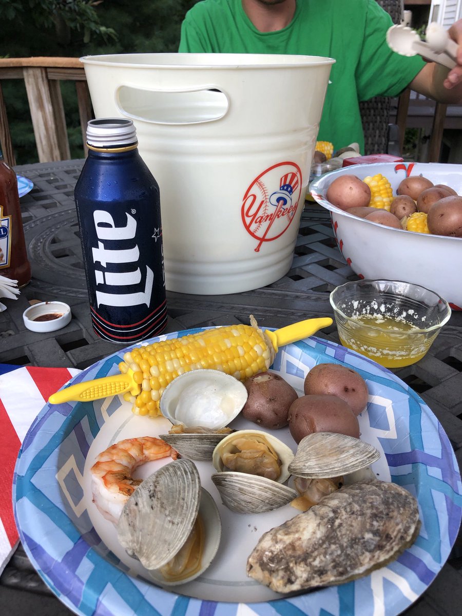 Our own backyard clam bake