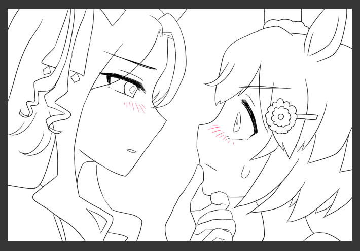 「(☁さんのやわらかいくちびる……)」
「(なになになになに!!???!?!?)」 