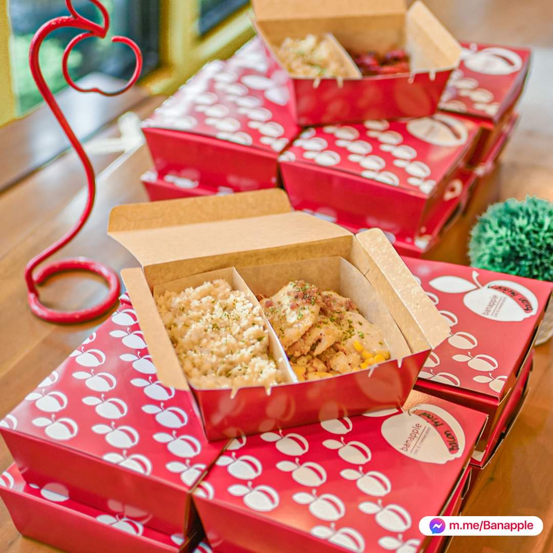 you won’t have to miss dine-ins for now as we’re bringing banapple right into your comfort zones! carry-out or have your all-time fave delivered straight to you 😊 

👉  banapplekitchen.com 
👉  m.me/Banapple