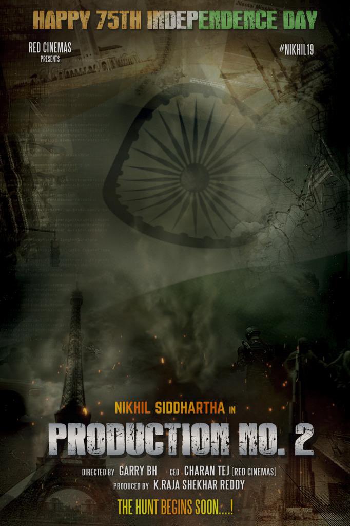 SPY THRILLER...  
Announcing it on our 75th Independence day 🇮🇳
#RedCinemas #Gary