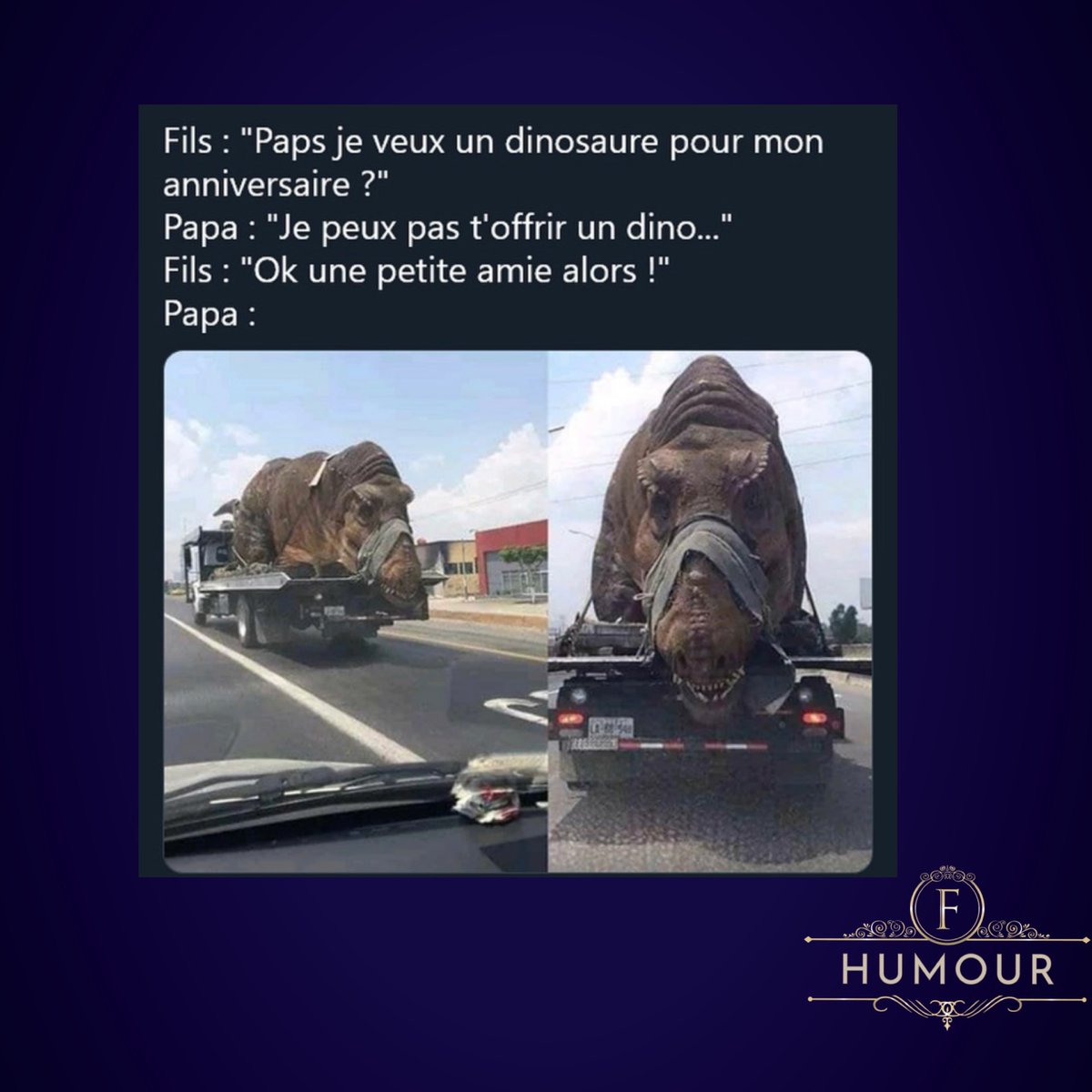 F - Humour tweet media