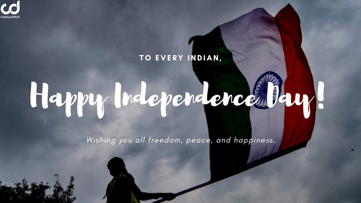 On this special day here's wishing our dreams of a new tomorrow come true!
.
Happy 75th Independence Day.

#75thindependenceday #independenceday #indian #15aug2021 #flaghoisting #cashurdrive