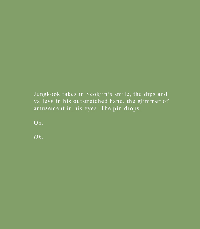countingfrogs's tweet photo. the part of the movie where we slowdance in the kitchen mid-afternoon

🌱 general audiences
🌱 2.3k jinkook
🌱 slice of life vignettes, established relationship 
🌱birthday fic for @JlNKOOKER (im sorry its two months late), commissioned by @peachuusu https://t.co/IAk8RouI7j