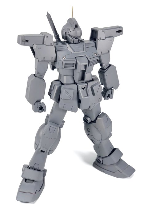 ver.Kaで胴体使っちゃったので、余ったパーツでMGジムカスタム大改修。サフまで終了 