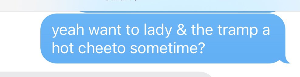 once again i present, for your consideration…. me, flirting: