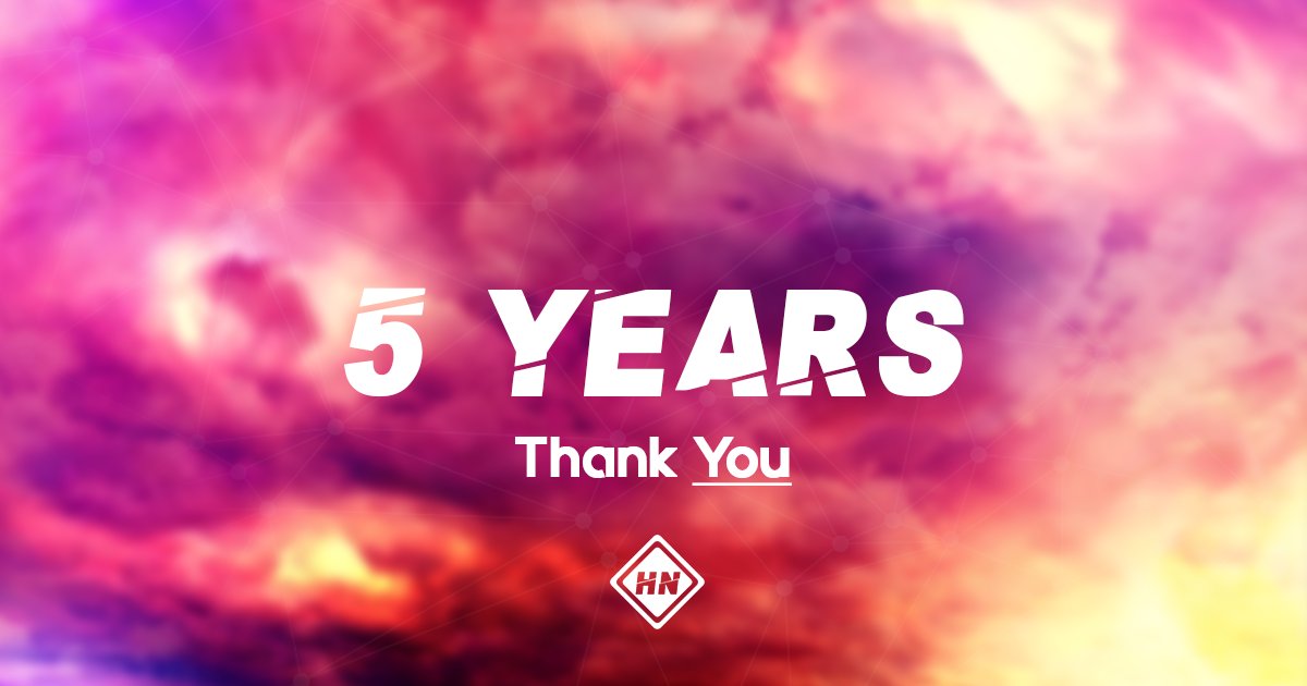 HexaneNetworks's tweet image. 5 Years. Thank Y̲o̲u̲
