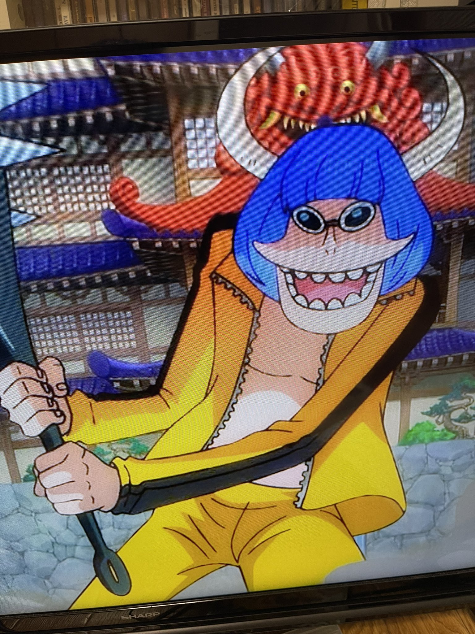 花屋のぴょん 今日のワンピースに登場の 八茶ってダニーさん モデルっぽいよね T Co 3y1wm1t7mt Twitter