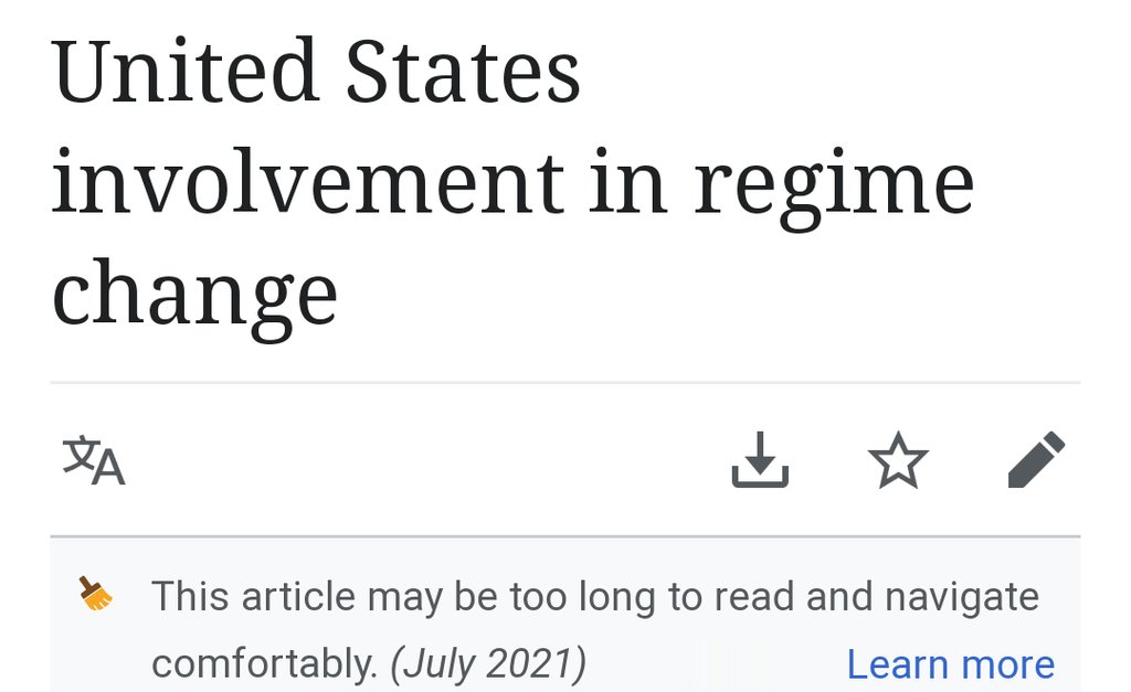 "This article may be too long to read and navigate comfortably"