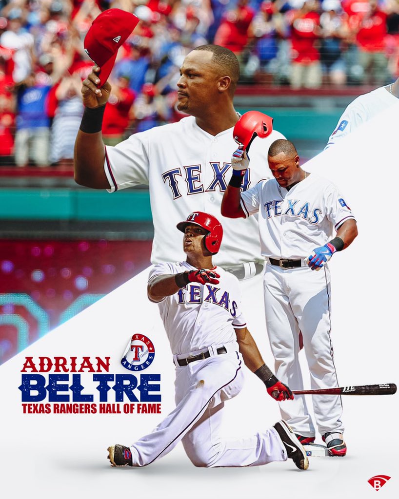 Congratulations Adrian Beltre on tonight’s induction into the Texas Ranger’s Hall of Fame.