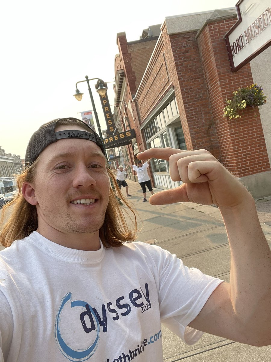 AngieDOConnor's tweet photo. Historic empress theater and giant son! #odyssey2021 @VisitLethbridge #fortmacleod https://t.co/aJ015x9Qty