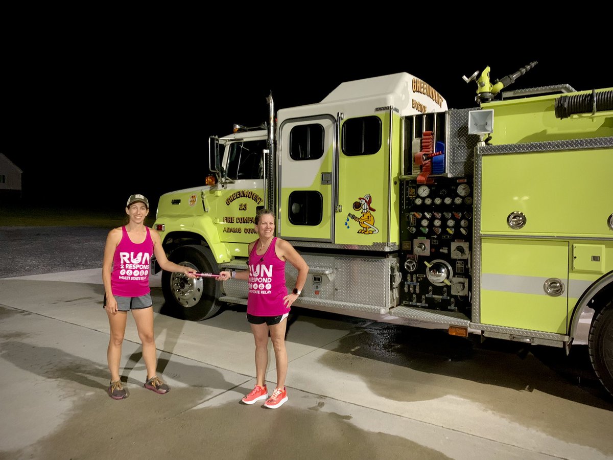 Run2Respond's tweet image. Patti is off and running the final leg of the main Run 2 Respond Relay! 5.3 miles remain out of 900! 🏁 #run2respond