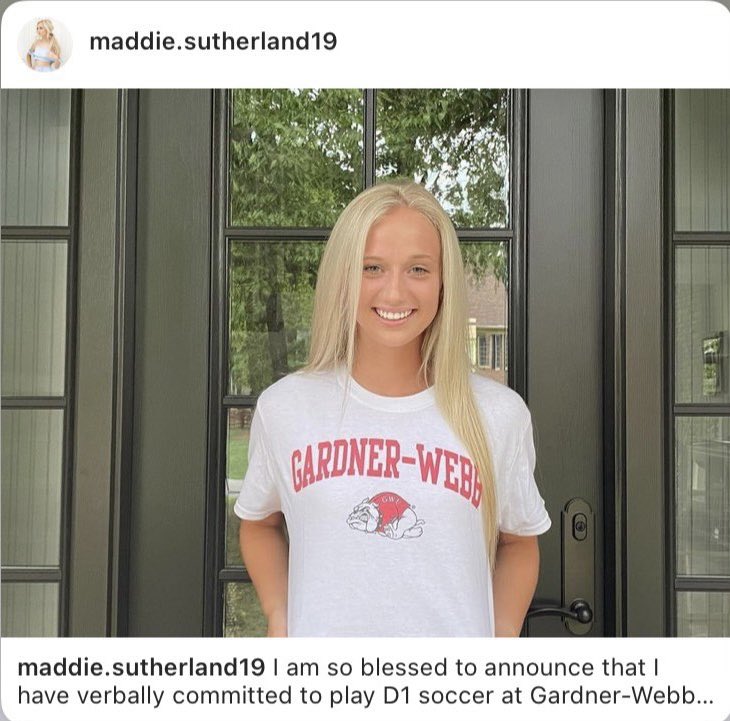 SoccerAHS's tweet photo. Another commit for our class of 2022! Go do big things Maddie….after we finish what we started here 🚀⚽️ https://t.co/jcsyz0zIwj