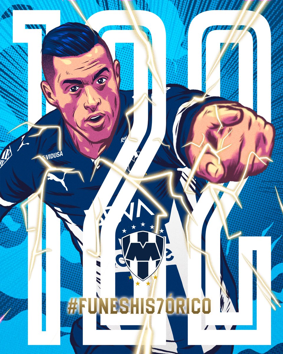Rayados's tweet photo. 🎖️| #FunesHis7órico 1⃣2⃣2⃣➕

@rogelio7funes 
#ArribaElMonterrey 🇫🇮 https://t.co/wB3Uxta2U4
