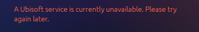 IchikaGerman's tweet photo. @UbisoftSupport Can't play on Ubisoft Connect, getting this error, wanted to play Rainbow. https://t.co/QVYiY2dkUn