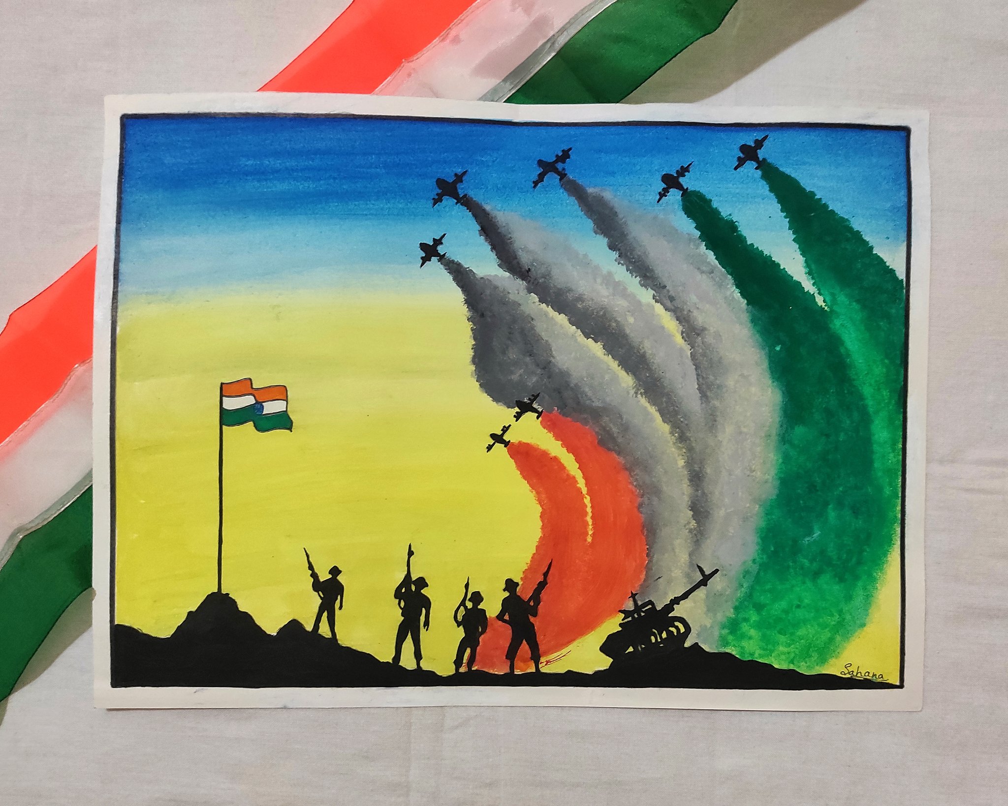 Independence Day Drawing Step by Step 🇮🇳 | How to draw Independence day  drawing | 15 August drawing - YouTube