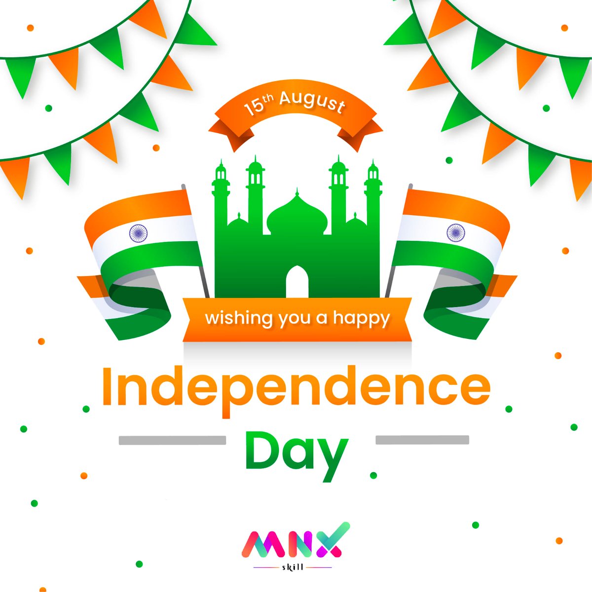 mnxskill's tweet photo. “A country's greatness lies in its undying ideals of love and sacrifice that inspire the mothers of race.”
MNX skill wishing you a very happy Independence day 🤩#mnxskill #IndependenceDay https://t.co/yR4fgoQYMt