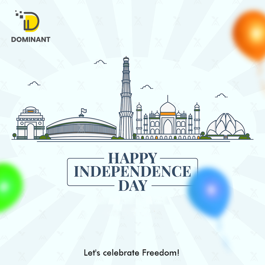 dominant_info's tweet photo. Independence = Freedom to every citizen of India. So you must be a change you wish to see in the world.
.
Happy Independence Day to every Indian citizens. Let's celebrate freedom.
.
#independenceday #freedom #independent #india #dominant #dominantinfotech #surat #gujarat https://t.co/B3vm74RNQt