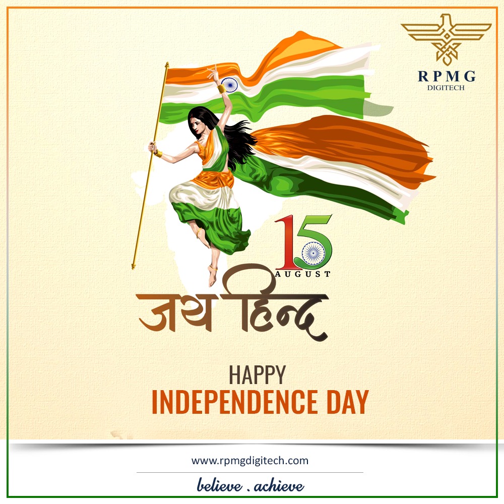 RPMGDigitech's tweet photo. #IndependenceDay #JaiHind #ProudIndian #JaiBharat #15August #IndiaAt75 #RPMGDigitech https://t.co/msmjyiDZcA