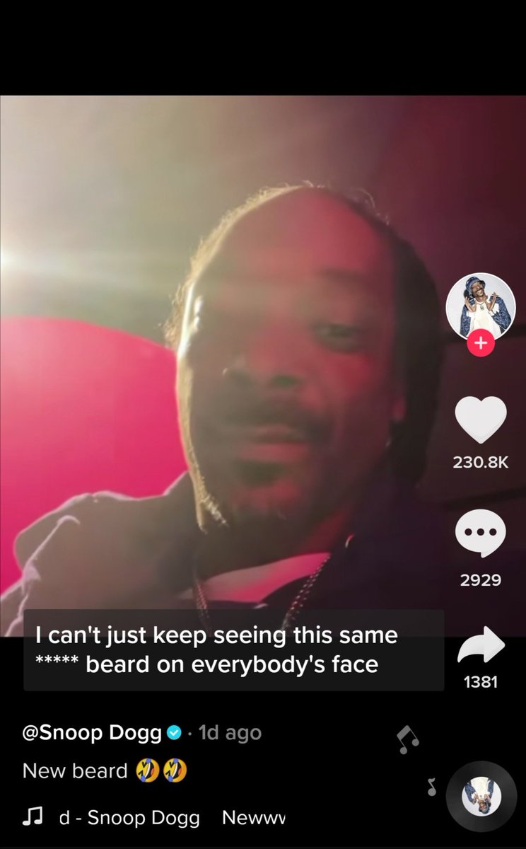 manaeyeth's tweet image. あの天下の @SnoopDogg もTiktokで字幕つけてくれてる！最っ高😭

日本の皆様、どうか
#captionyourcontent
#動画に字幕つけて下さい
#字幕つけて下さい
#情報保障
#字幕