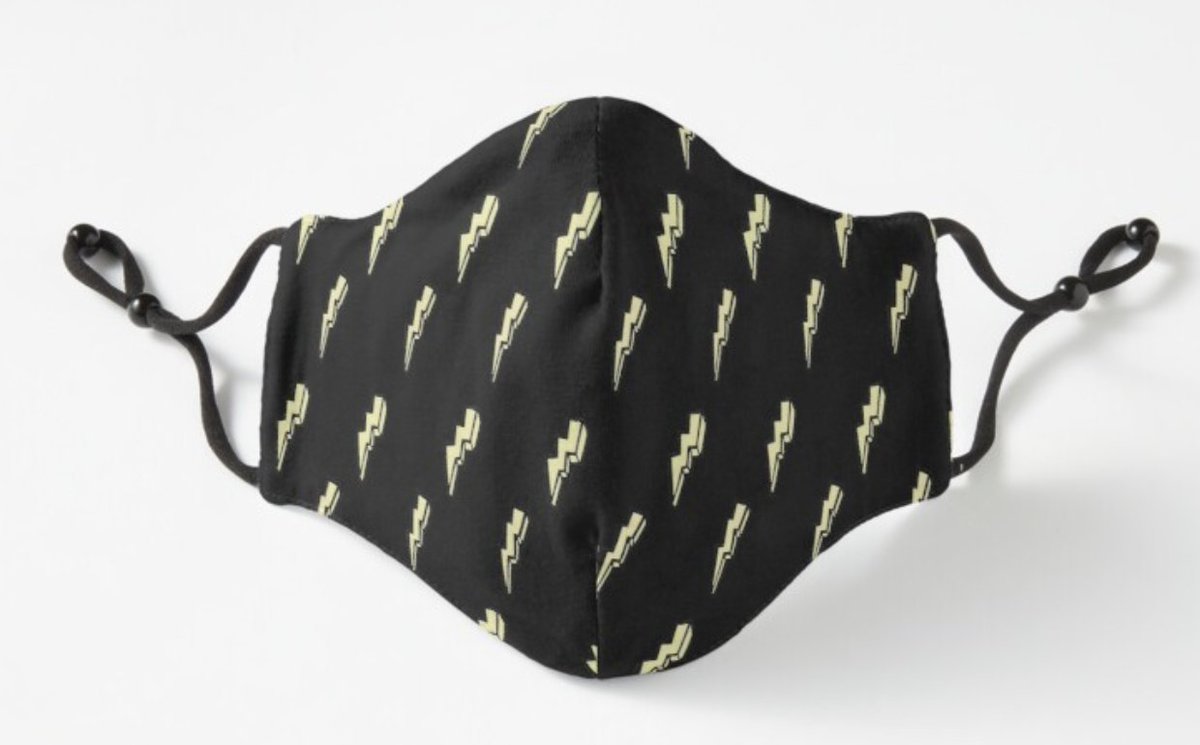 Art_Extracted's tweet image. redbubble.com/i/mask/Thunder…