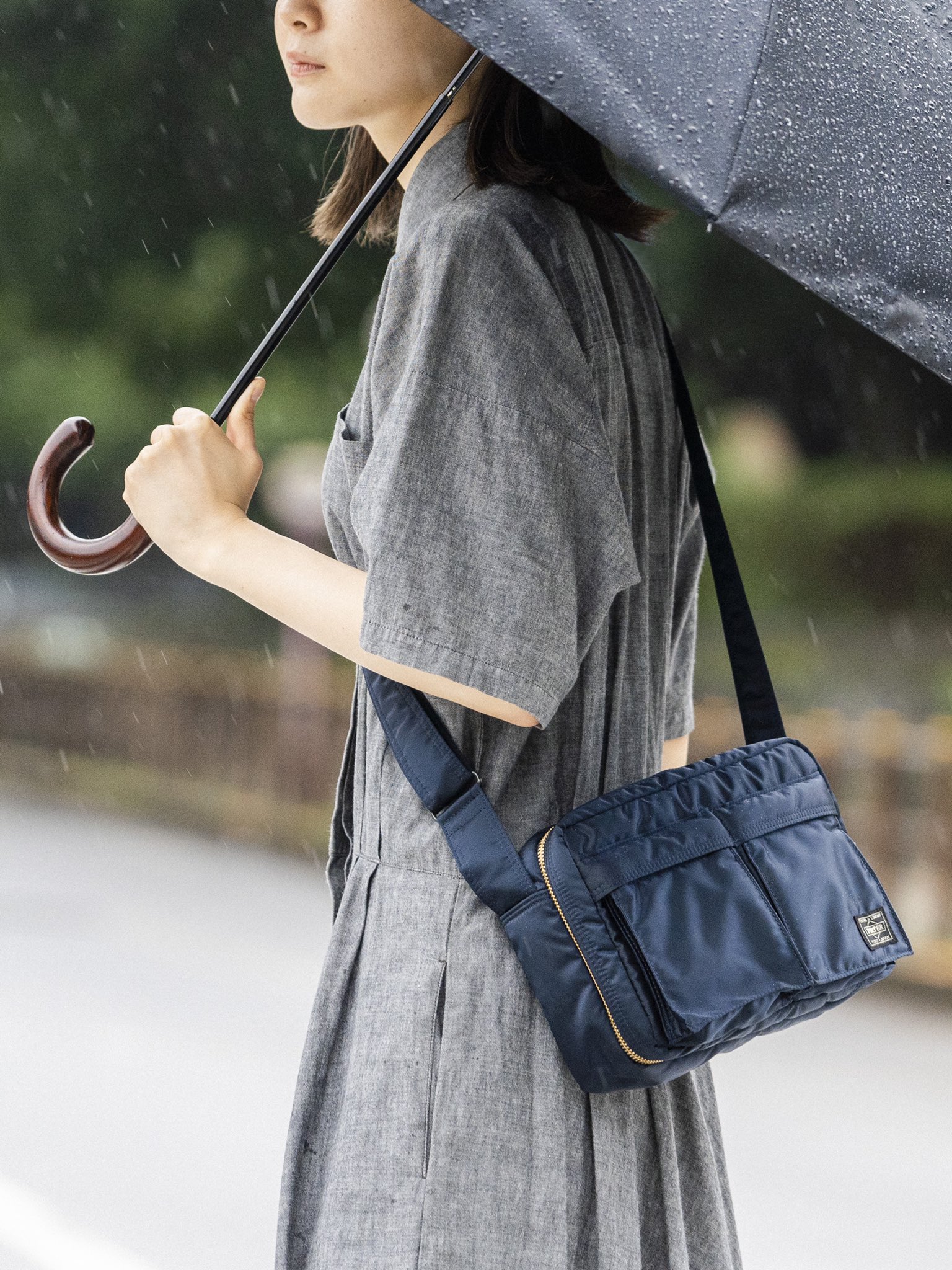 PORTER / TANKER WAIST BAG アイアンブルー - バッグ PORTER / TANKER WAIST BAG アイアンブルー - バッグ