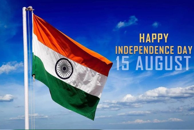 Happy Independence Day 🇮🇳