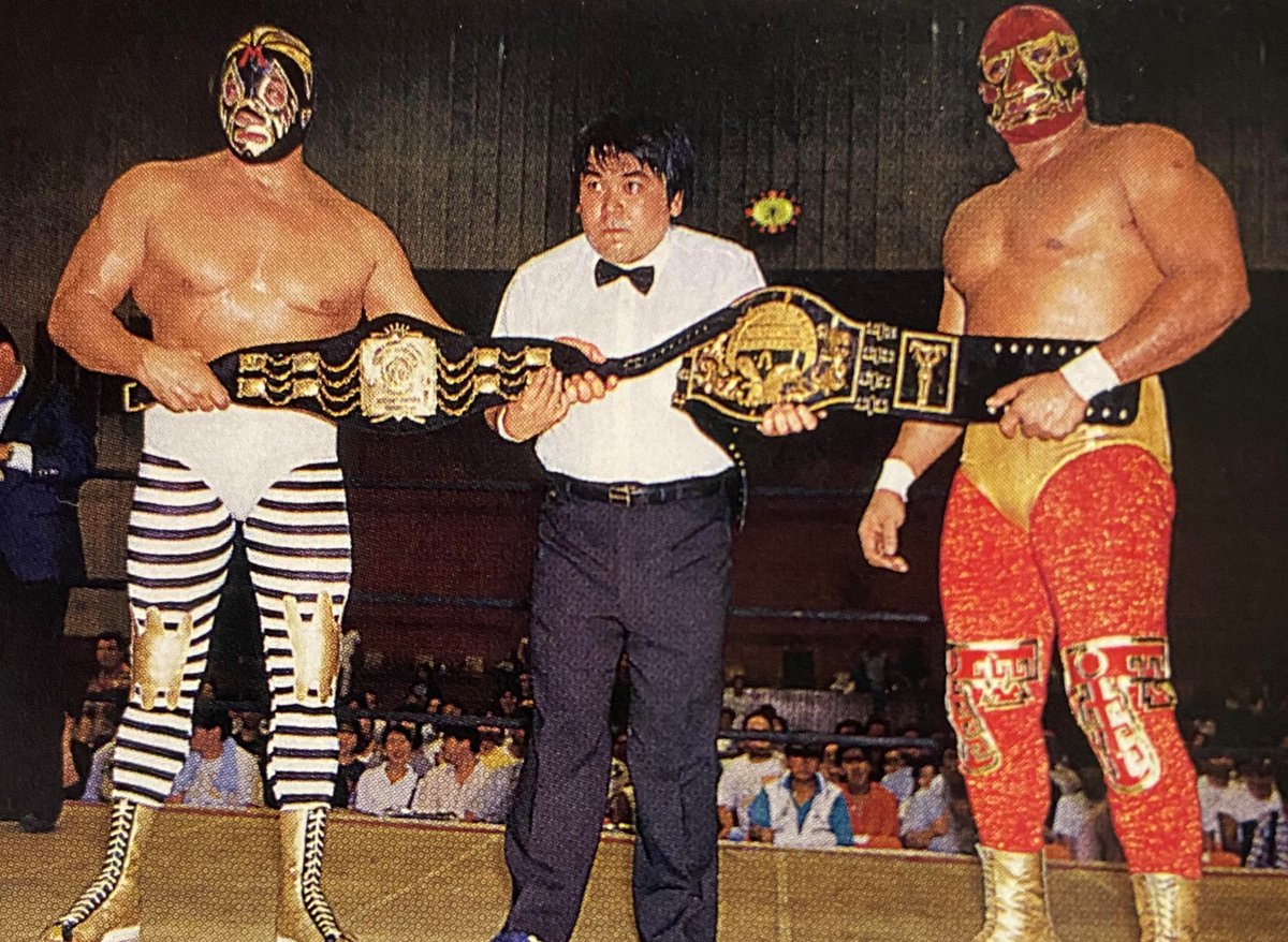 1992年8月15日W☆ING「BE AMBITIOUS」川崎 メキシコ頂上対決！ IWA王者