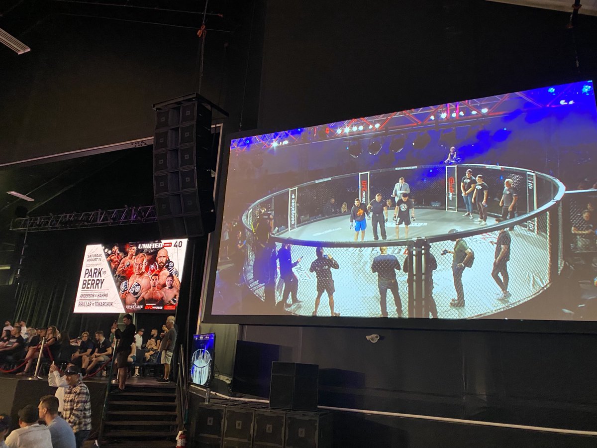 JonBeckett2's tweet photo. The @RiverCreeCasino lookin great for @unifiedmma #40
First time working closely with @UFCFightPass
Congrats to @SunnySareen_ and Jerry for putting on a great show!
#Unified40
More to come
#StayTuned
@productionworld https://t.co/bakuKQhnrx