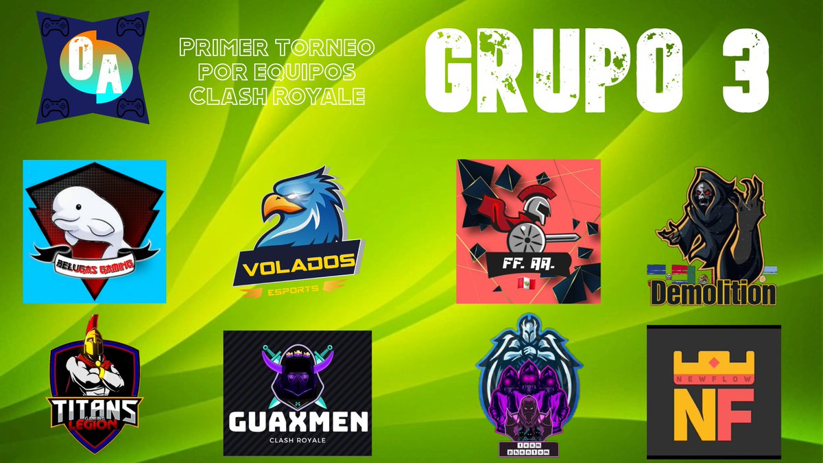 Alabra_Org's tweet photo. Seguimos con el Grupo 3 conformado por:

Belugas Gaming
Volados Esports
FF.AA Peru
Demolition
Titan's Legion Gaming
Guaxme Squad
Phantom Esport
New Flow Team https://t.co/hsSTjGbVOt