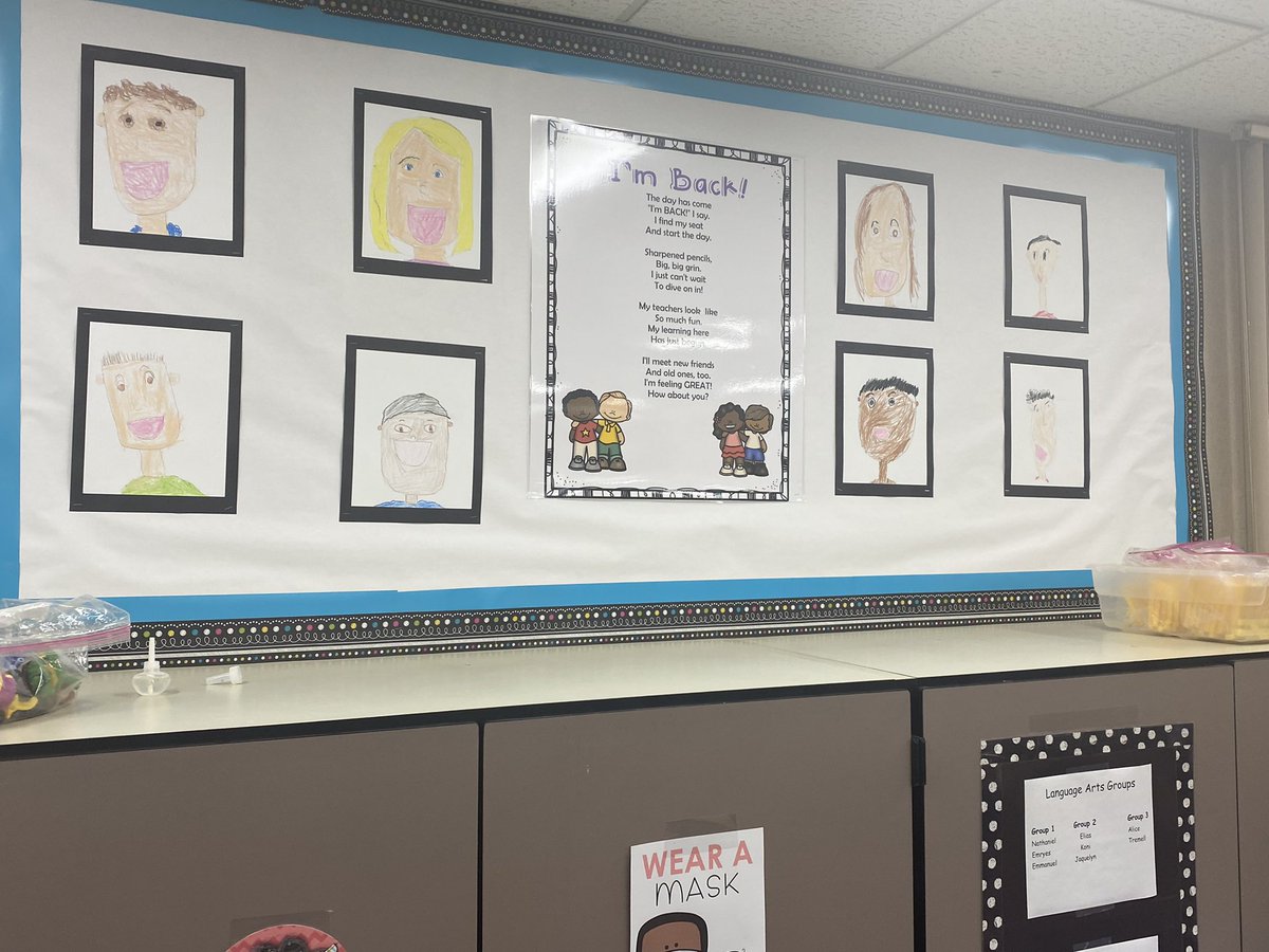 reche_CJUSD's tweet photo. Mrs Carr’s Class @reche_CJUSD Showing their awesome talent! We’re glad you’re back too! Great job, Mrs Carr! #first8Days https://t.co/sa1jwNdt6f