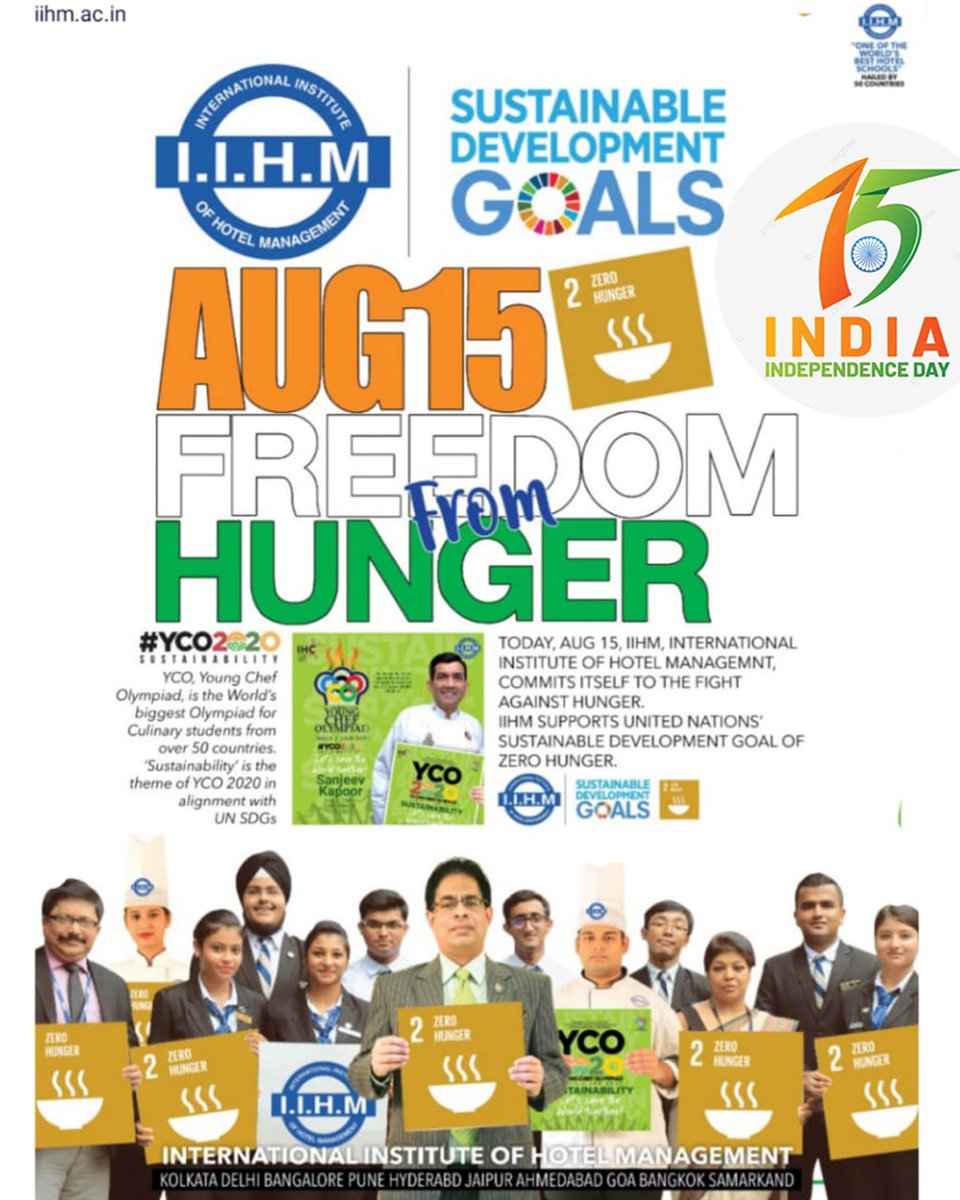 Arjun71277792's tweet photo. #iihmbest3years #Hospitality #chefslife  #IndependenceDayIndia #iihmhotelschools #iihmdelhi #hospitalityindustry #culinaryarts #Iihmness  #unitednations #FoodieBeauty #HotelPlusManagement #zerohunger  #fooddistribution #Values 
 #75thindependanceday
@ @delhi_iihm https://t.co/zYX6nmPhYE