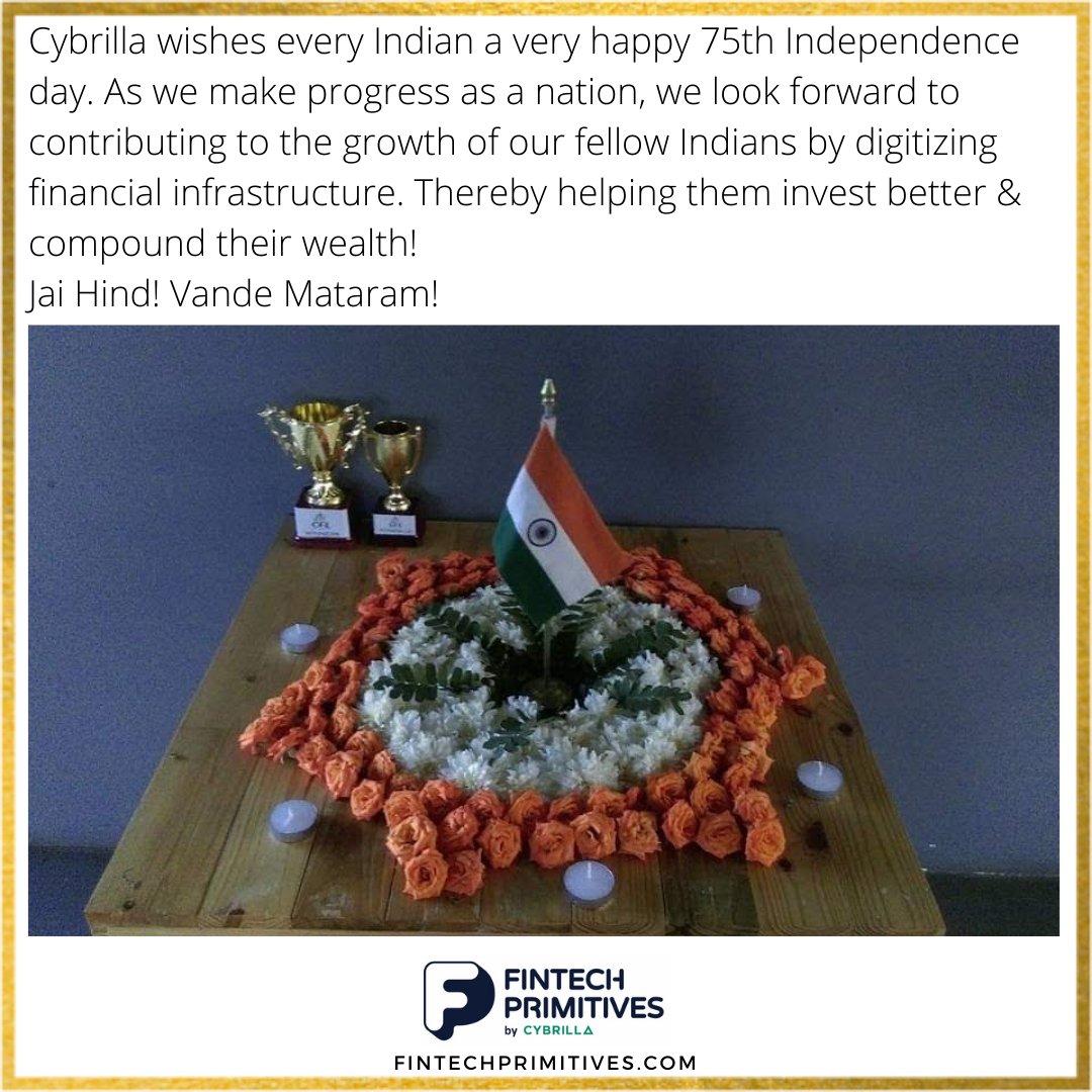 #IndiaAt75 #cybrilla #fintechprimitives