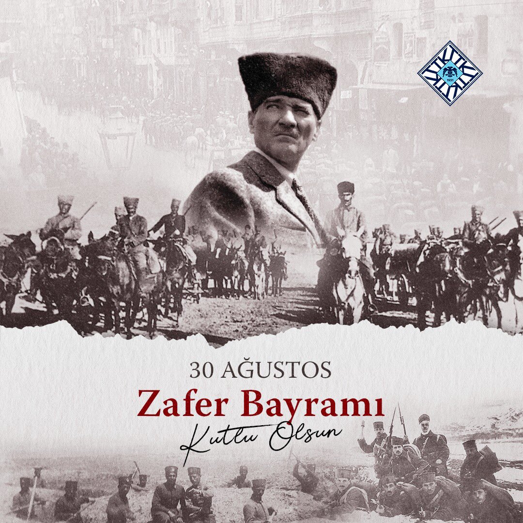 Büyük Taarruz'un 99. yılında başta Gazi Mustafa Kemal Atatürk olmak üzere vatanımızı ebediyen yurt kılan Millî Mücadele kahramanlarımızı rahmet, minnet ve saygıyla yâd ediyoruz. Ruhları şâd olsun.

#30AğustosZaferBayramı