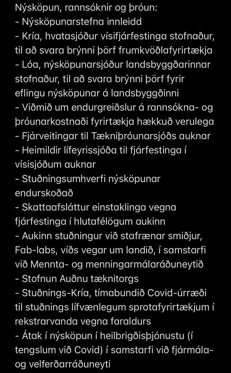 Herra minn, það þarf ekki alltaf ríkisstofnanir til að ná árangri. Hér er listi yfir það sem <a href="/thordiskolbrun/">Þórdís Kolbrún Reykfjörð Gylfadóttir🇮🇸</a> og co. hafa gert í málaflokknum: