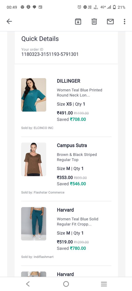 ShikhaRai's tweet photo. @MyntraSupport Quick Details

order ID
1180323-3151193-5791301
Mail id: shikha.rai85@gmail.com
Payment details https://t.co/9DtggNzTlQ