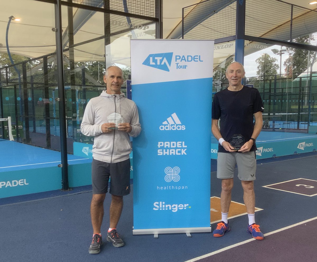 Mike Jenkins and Paul Lansley claimed the 50+ title at the ￼
LTA Padel - GB Seniors Tour - National Tennis Centre. Many congratulations 👏👏👏
