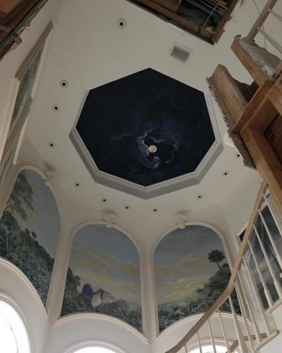 collins_dupont's tweet image. Designed by Lana Knapp and team, the view upwards of the entry cupola is both whimsical and breathtaking, in this Aurora-Award-winning Bonita Springs estate