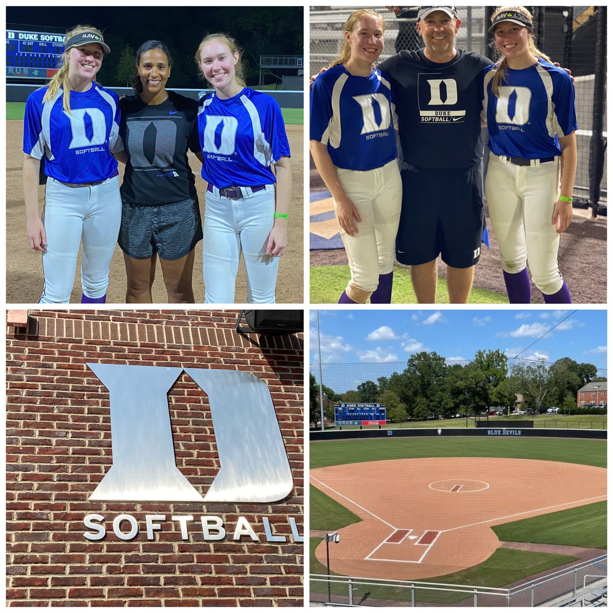 aathompson2024's tweet photo. I was so happy to be back at @DukeSOFTBALL for another amazing camp! Thank you so much to @DukeCoachYoung @Coach_JBloomer and @jess_bracamonte for all of the feedback, I can’t wait to be back again! https://t.co/VfrlKlvvtu