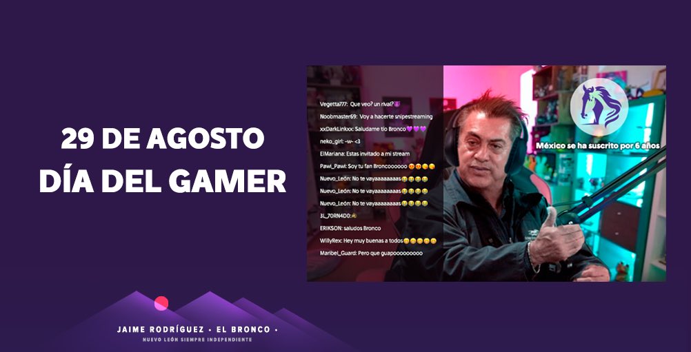 México Gobernador streeamer Twitch El Bronbo ElbroncoGod