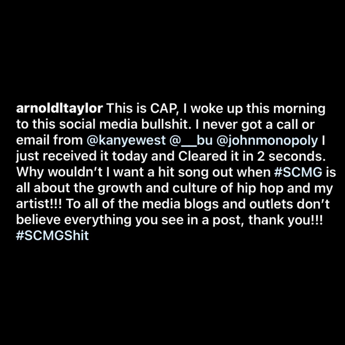 WORLDSTAR's tweet image. #DaBaby’s manager had this to say in regards to DaBaby’s verse not being on the initial release of Kanye’s album #DONDA 👀😳 (IG/ arnoldltaylor) @DaBabyDaBaby