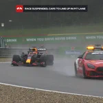 F1ベルギーグランプリ、荒天の影響で史上最短3周でレース終了!