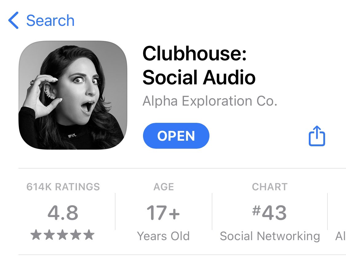 Congrats to <a href="/LeahLamarr/">Leah Lamarr</a> for being the new face of the Clubhouse app!

More info: ClubhouseGuide.com