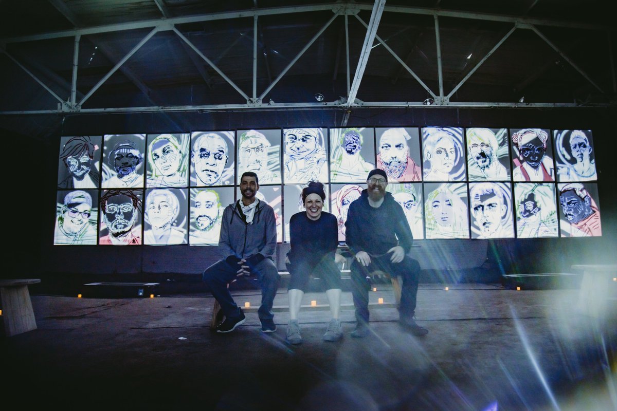 missingfacesdet's tweet image. A few snaps from the first live installation. @fdbeardd @ashely_worden #nft #NFTCommunity #NFTs #Detroit #nftdetroit #stayupdetroit #nftcollector #nftcollectors #nftart #NFTdrop #art