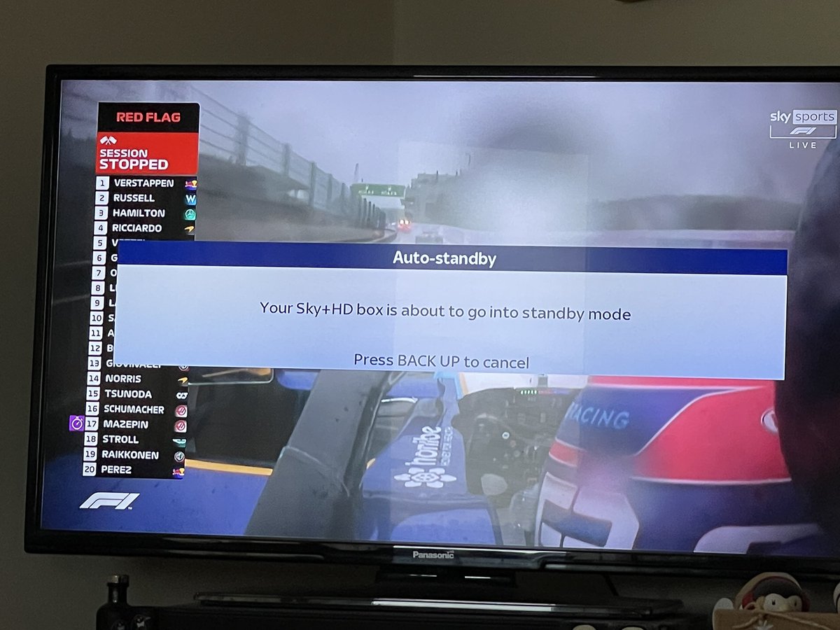 Even my Sky box has had enough of waiting.  #SkyF1