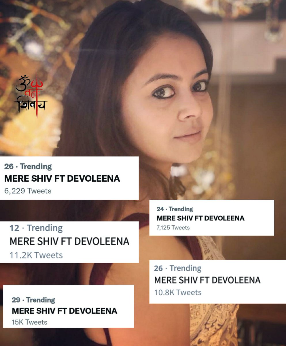 veerakunaparedy's tweet photo. MERA SHIV FT DEVOLEENA 
trended in almost 10 countries ❤️ more thank 10 language people have joined nd it has reached 5lakhs people 
Total count of tweets-18,600+ trended for almost 8 hours 
Love you Di @Devoleena_23 
Thanks to everyone who have joined nd made it successful ❤️ https://t.co/YuHvJg8hGu