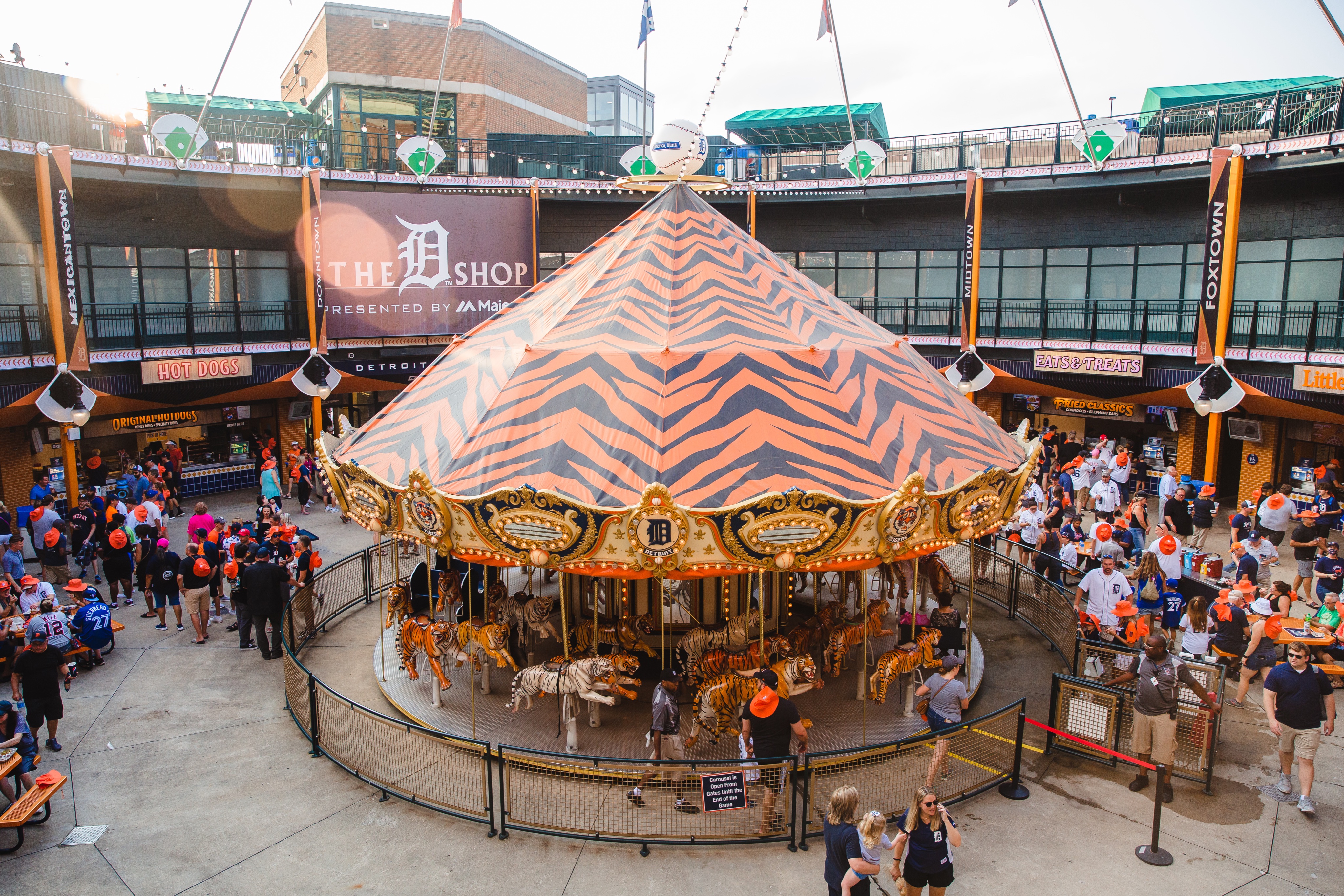 comerica park carousel