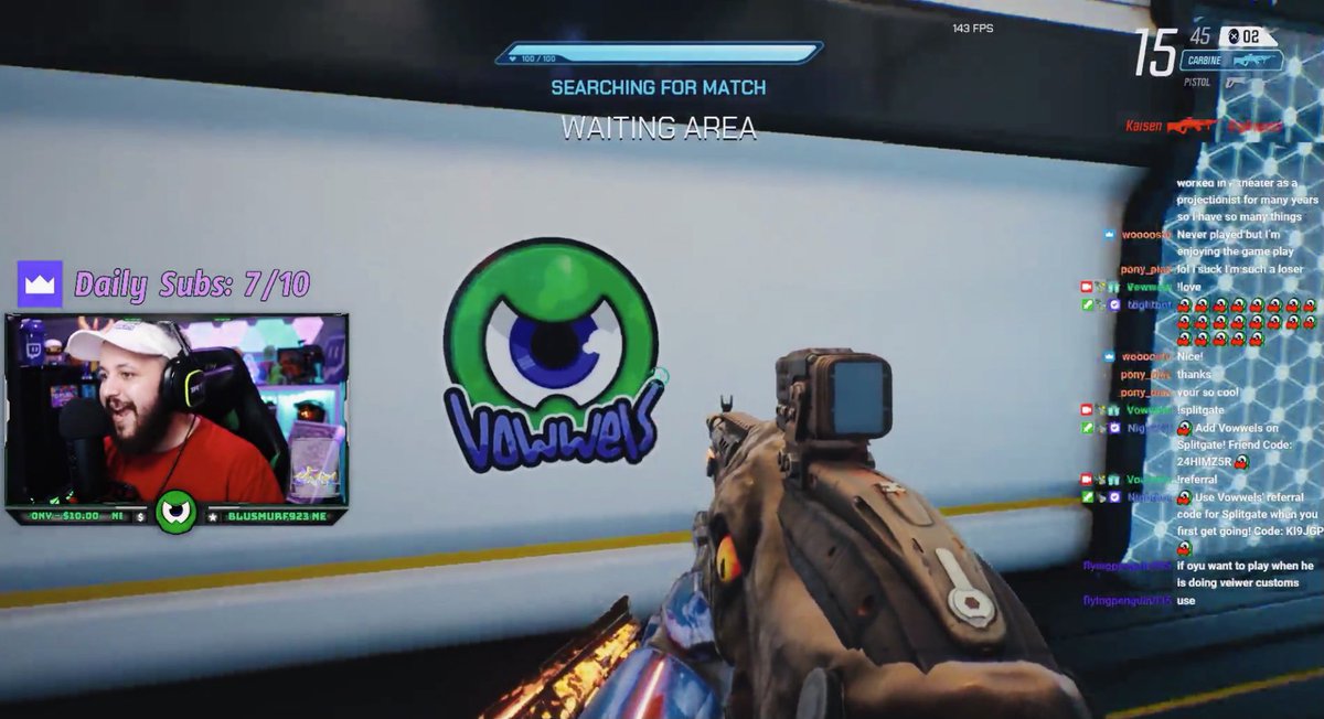 Vowwels's tweet photo. When I was 11, I drew an alien in my history class. 

Today, that same little alien is now available in @Splitgate as an in-game spray, using Creator Code: Vowwels 

My mind is blown, this is so surreal to me &amp; literally a childhood dream come true! Thank you.

🎨: @pizzadoexo https://t.co/LUMuhgfTaR