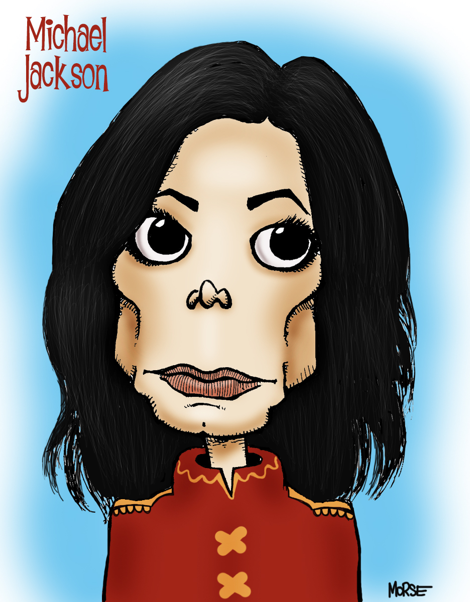 Happy Birthday to Michael Jackson!  Wanna be startin\ something... like a caricature?  Message me! 
