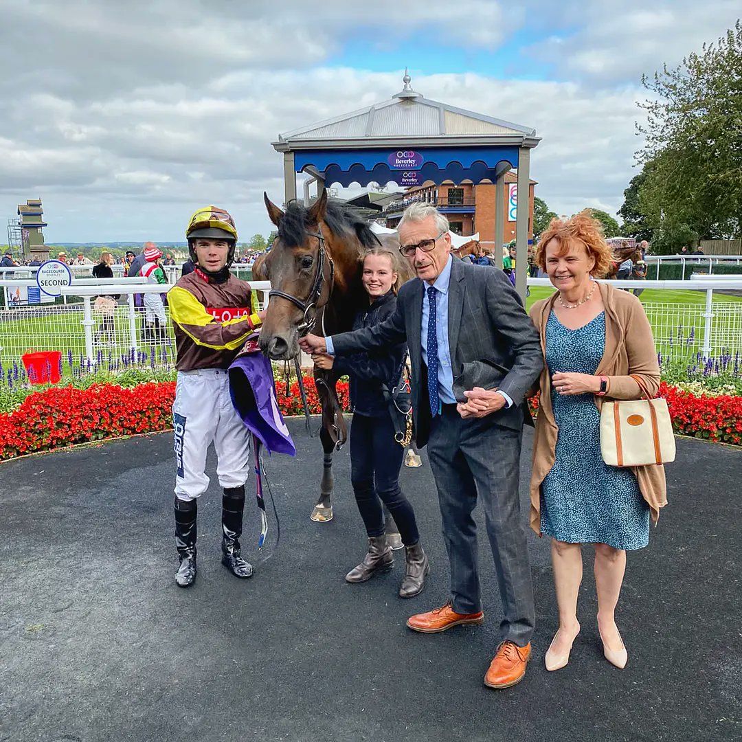 RichardFahey's tweet photo. Across the card double 💪!! The talented Kingson makes it two on the day for Musley Bank with a gutsy success at Beverley 🟤🟡. Huge congratulations to owners Mr & Mrs Ashton & Partner, pilot Billy Garritty and winning groom Molly Wilson 🔥
#WINNER
#doublesup
#sundayfunday https://t.co/bLIJ84FeI5